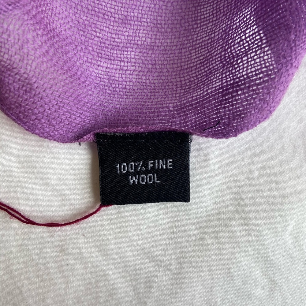 Purple Pashmina - Picture 3 of 6
